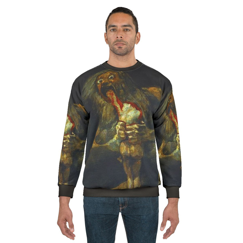 Francisco Goya 'Saturn Devouring His Son' art history sweatshirt