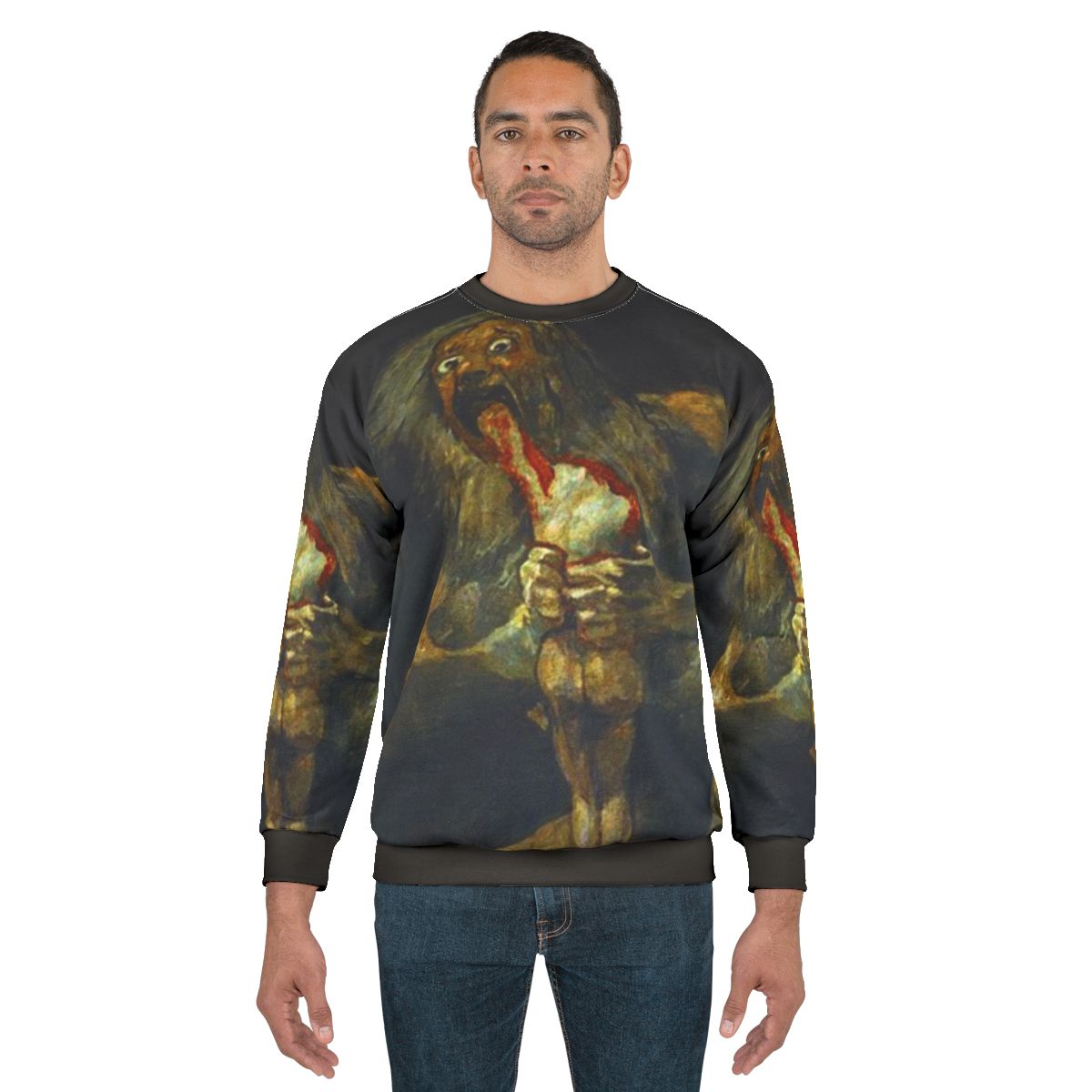 Francisco Goya 'Saturn Devouring His Son' art history sweatshirt