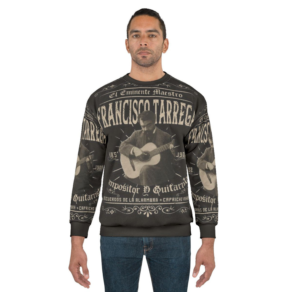 Francisco Tarrega Classical Guitar Composer Sweatshirt