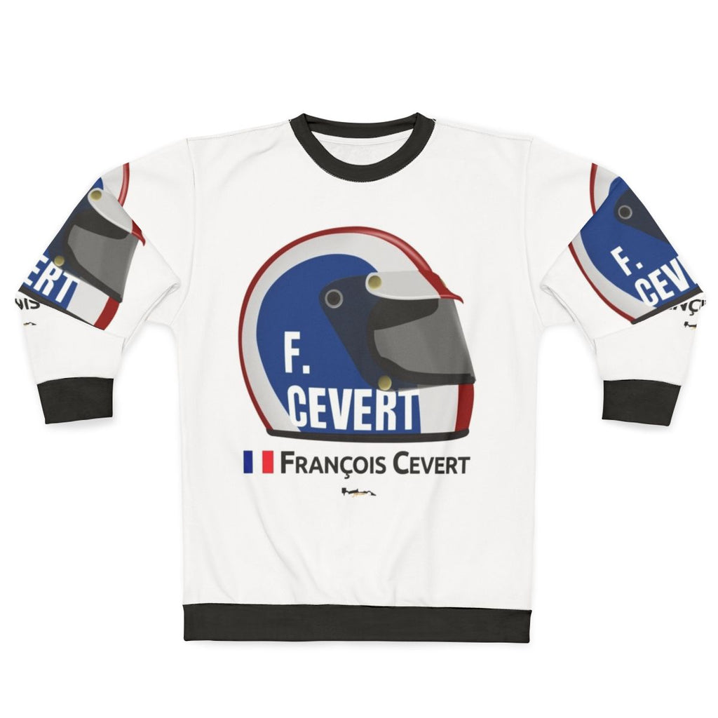 Francois Cevert Helmet Racing Sweatshirt