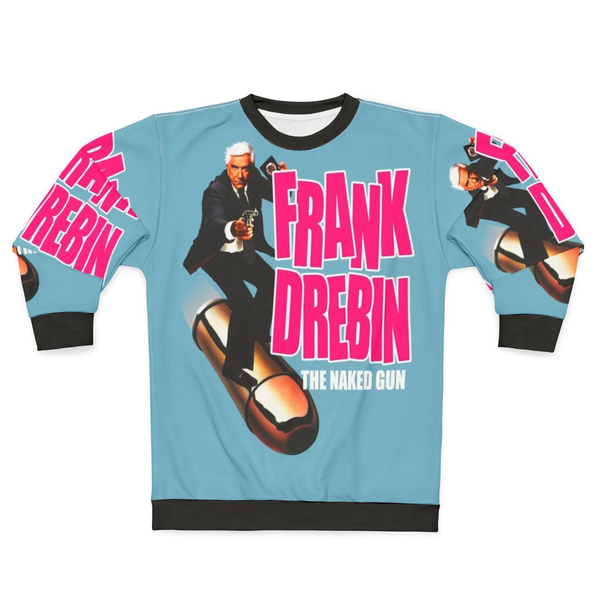 Frank Drebin Sweatshirt featuring the iconic character from The Naked Gun comedy films