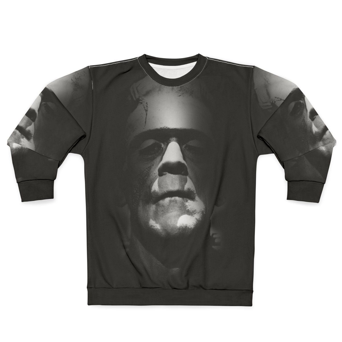 Frankenstein Monster Boris Karloff Face Sweatshirt