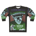 Classic Frankenstein Horror Movie Poster Green Sweatshirt
