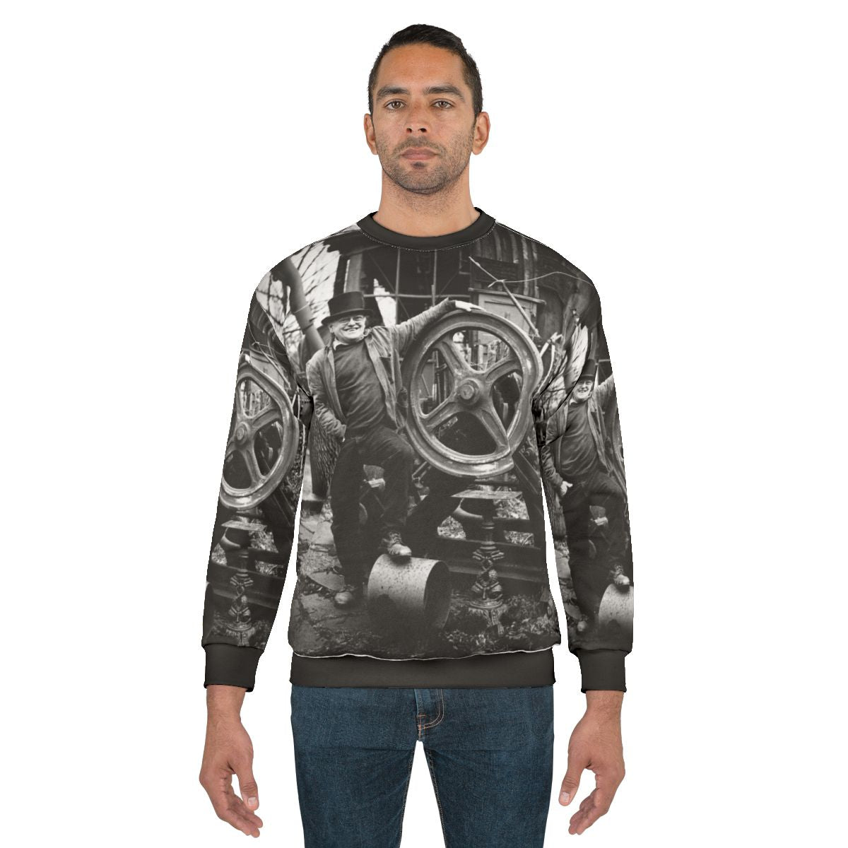 Fred Dibnah Steeplejack Industrial Sweatshirt
