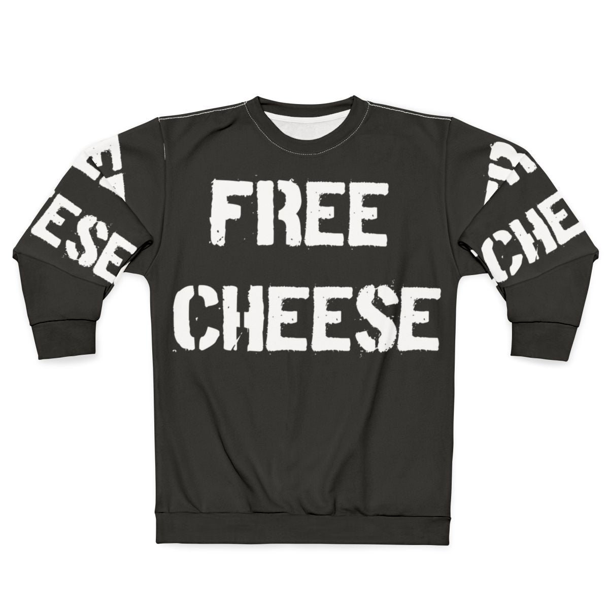 "Reservation Dogs Free Cheese Graphic Sweatshirt"