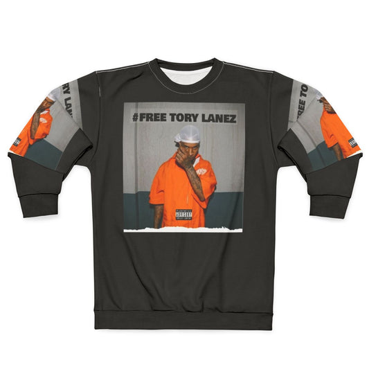 Tory Lanez Sweatshirt for 2023 Music Album & 80s Rap Style