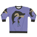 Free Willy movie orca graphic on a minimalist sweatshirt