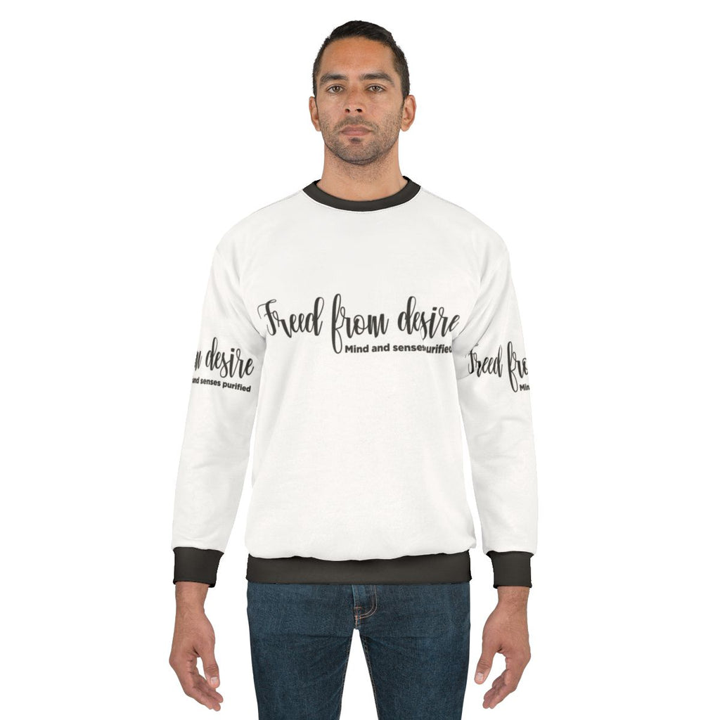 House Music Djs Gift Sweatshirt - Freed From Desire Anthem