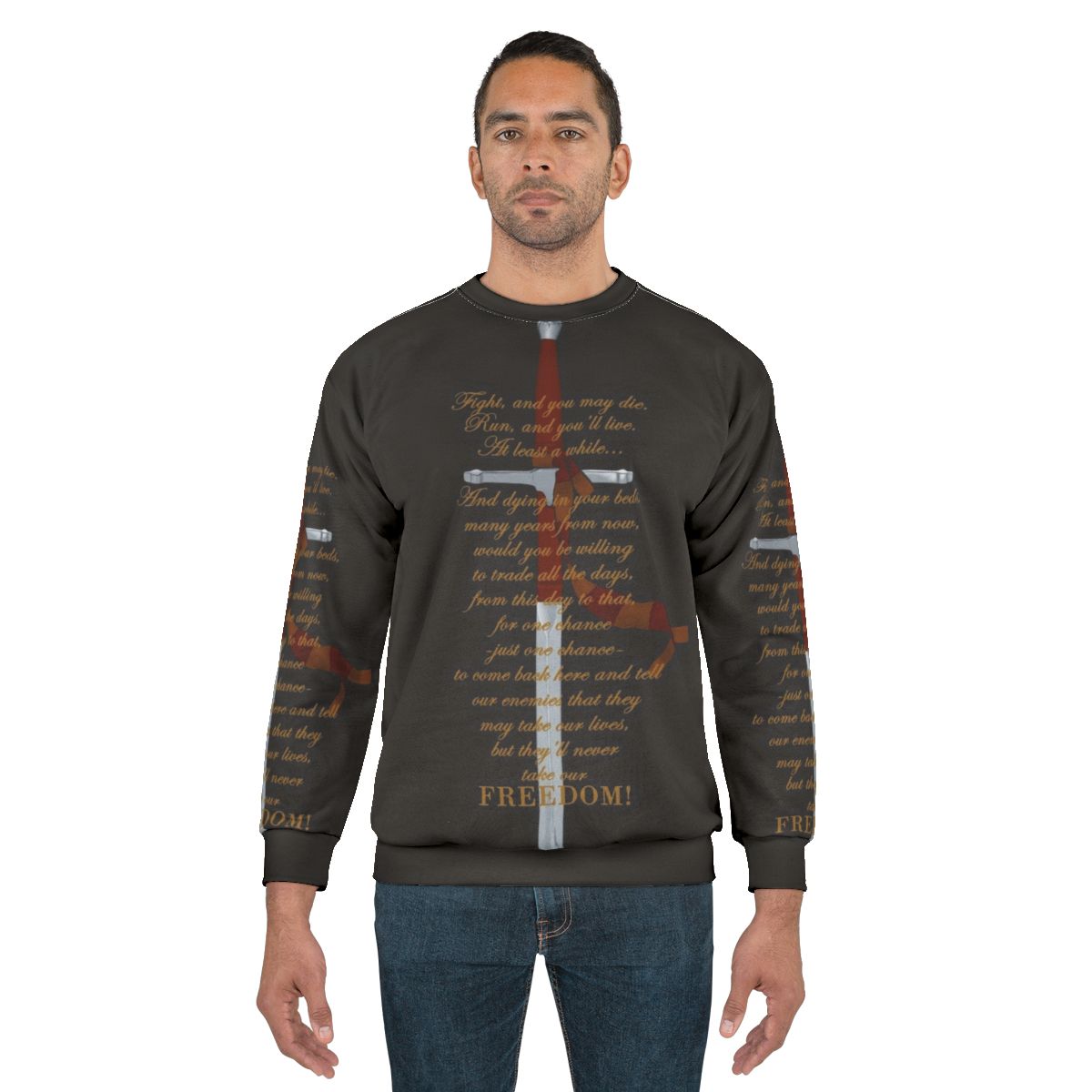 "Freedom Sweatshirt 2 - Retro 90s Movie Fans Apparel"