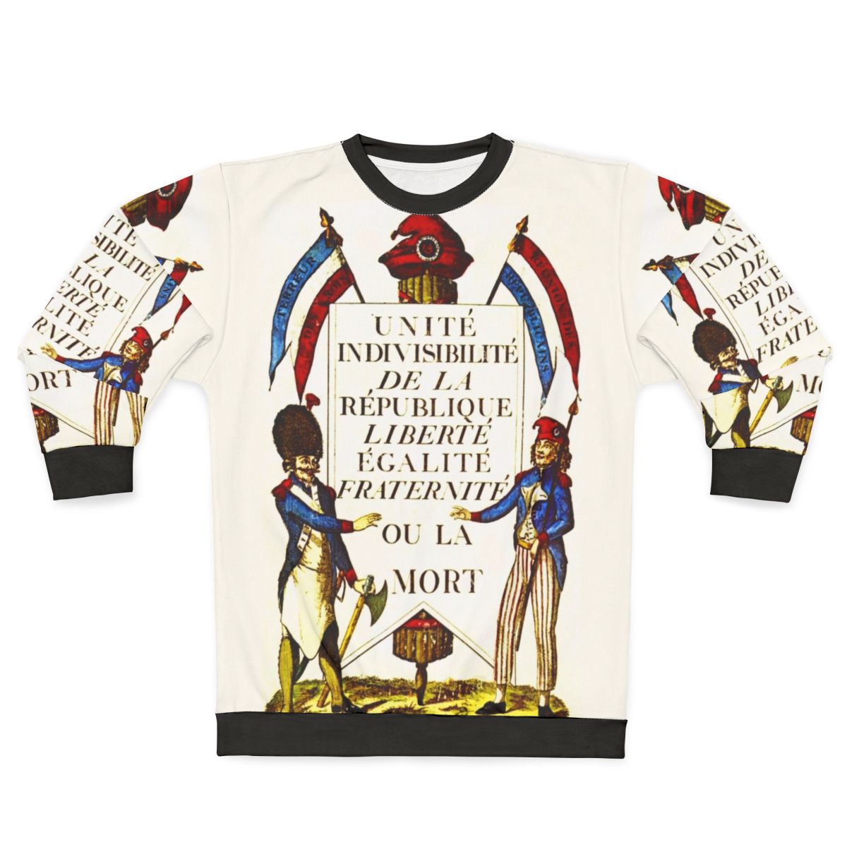 Vintage French Revolution Poster Sweatshirt