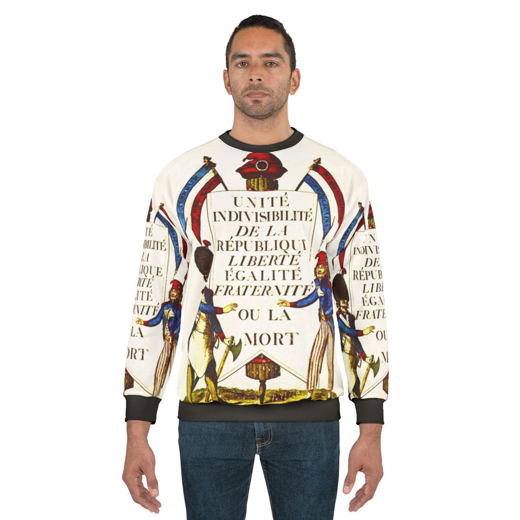 Vintage French Revolution Poster Sweatshirt