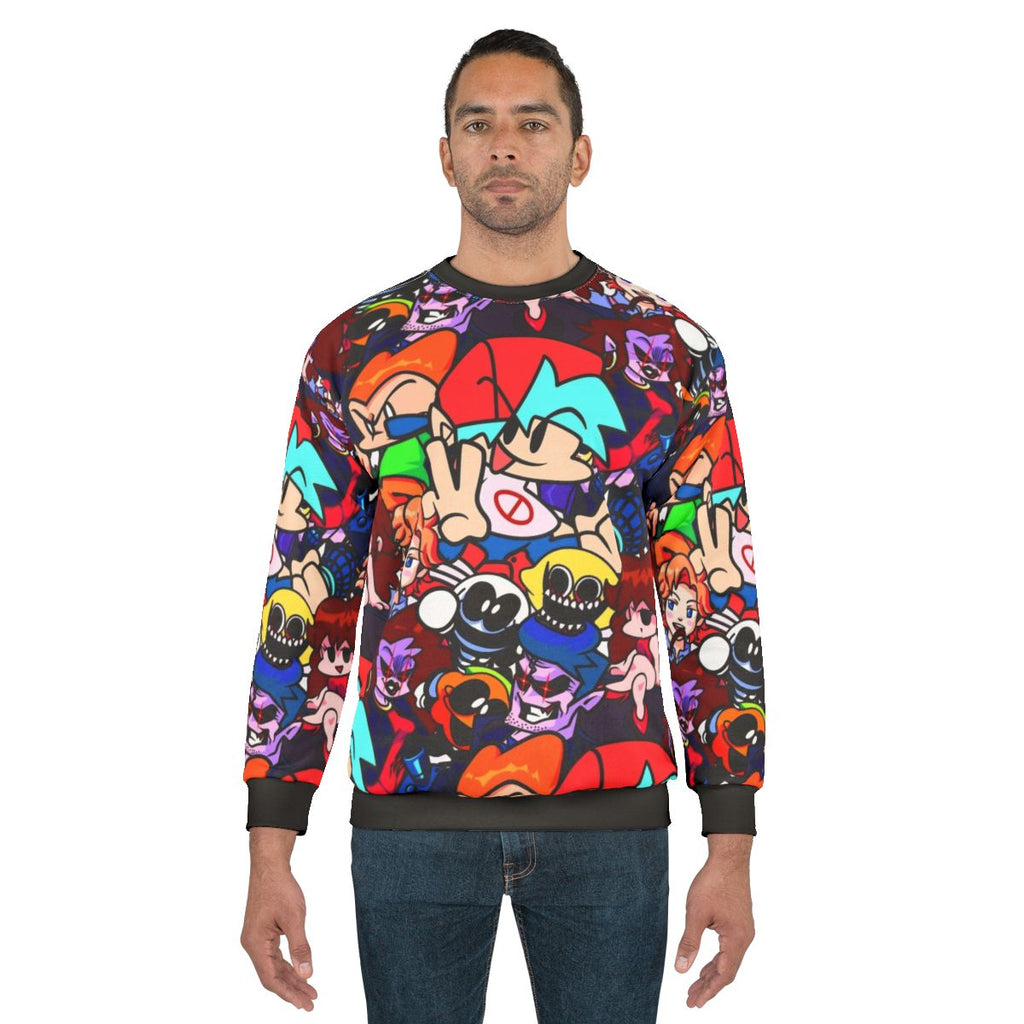Friday Night Funkin Collage Sweatshirt