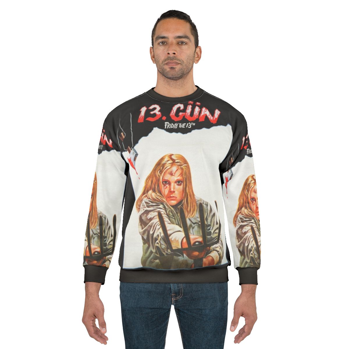 Friday the 13th Part 2 Jason Voorhees Horror Movie Sweatshirt