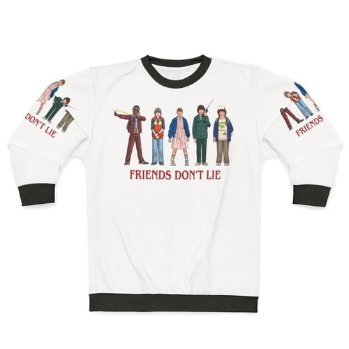 "Friends Don't Lie" 80s Stranger Things inspired sweatshirt