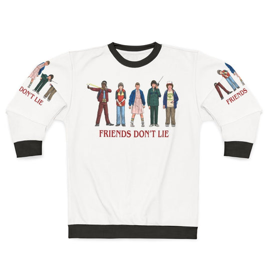 "Friends Don't Lie" 80s Stranger Things inspired sweatshirt