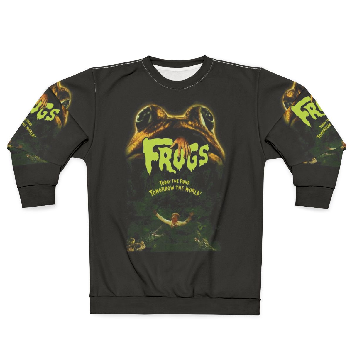 Vintage frog creature feature 70s sweatshirt