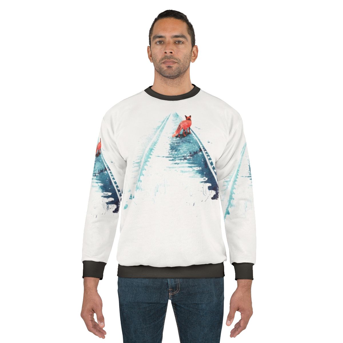 From Nowhere To Nowhere Nature Watercolor Sweatshirt