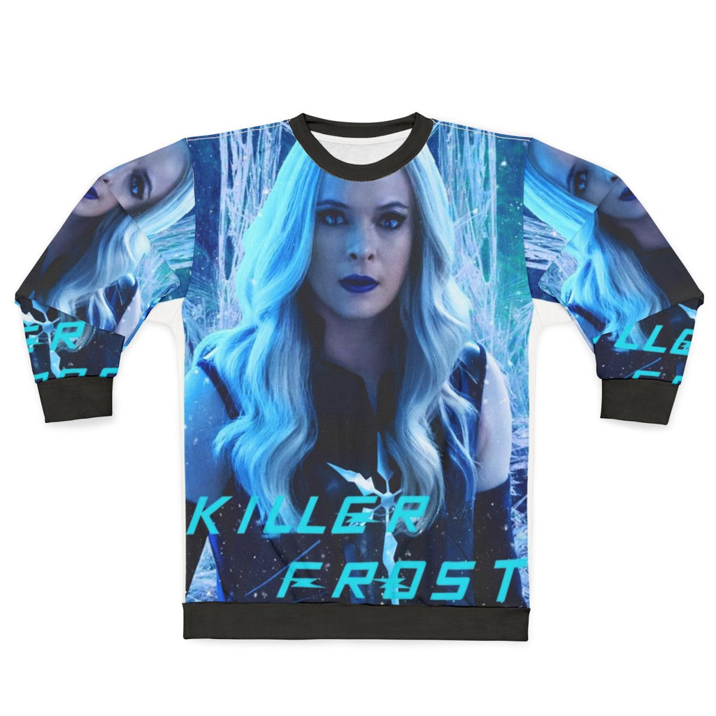 Frost Superhero Sweatshirt featuring The Flash villain imagery
