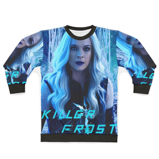 Frost Superhero Sweatshirt featuring The Flash villain imagery