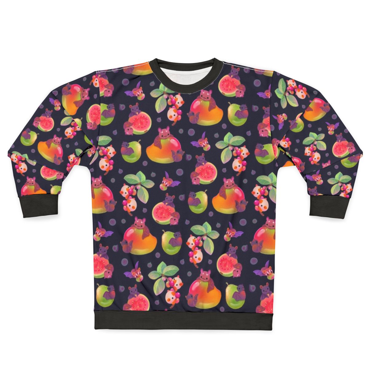 Vintage Fruit Bat Dark Sweatshirt
