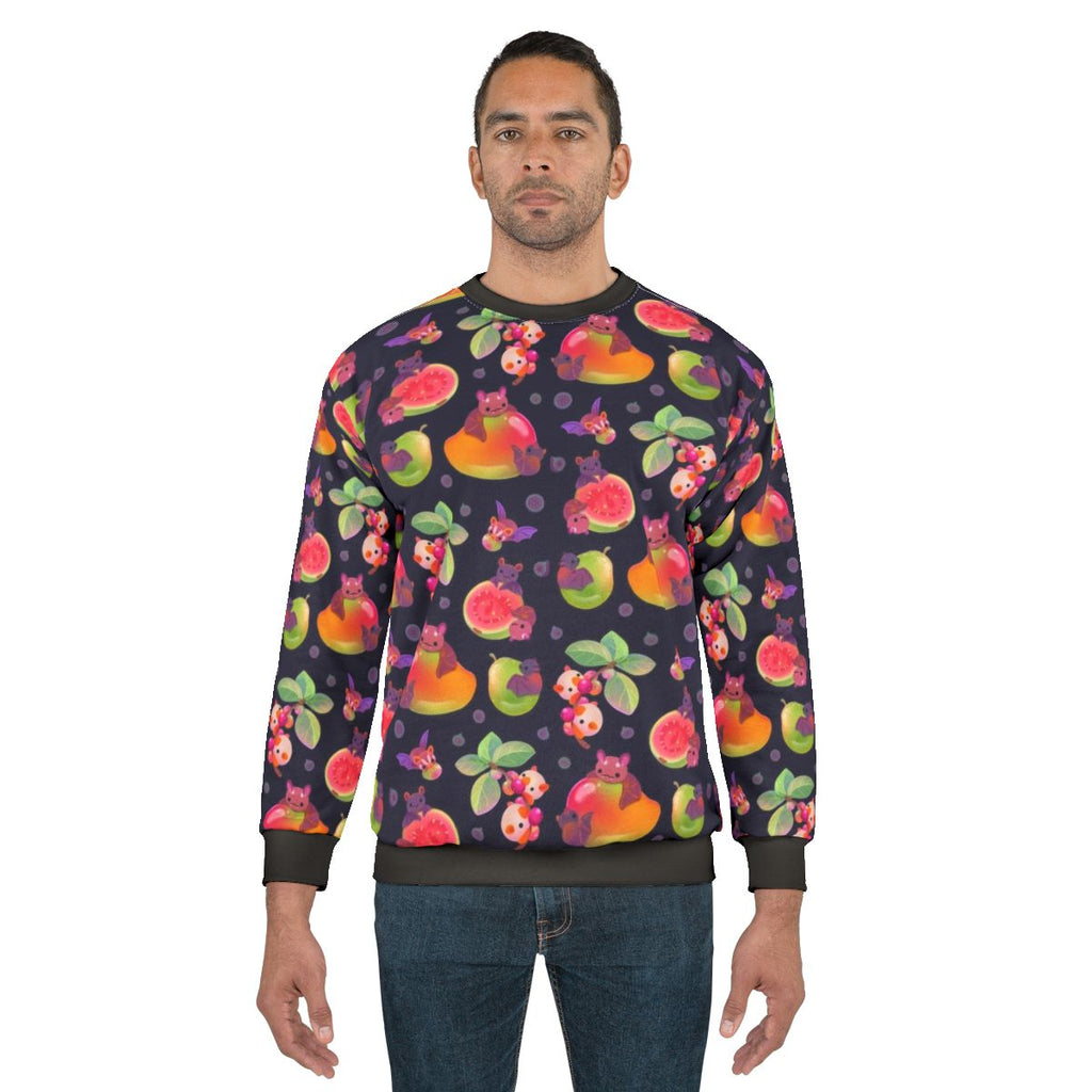 Vintage Fruit Bat Dark Sweatshirt