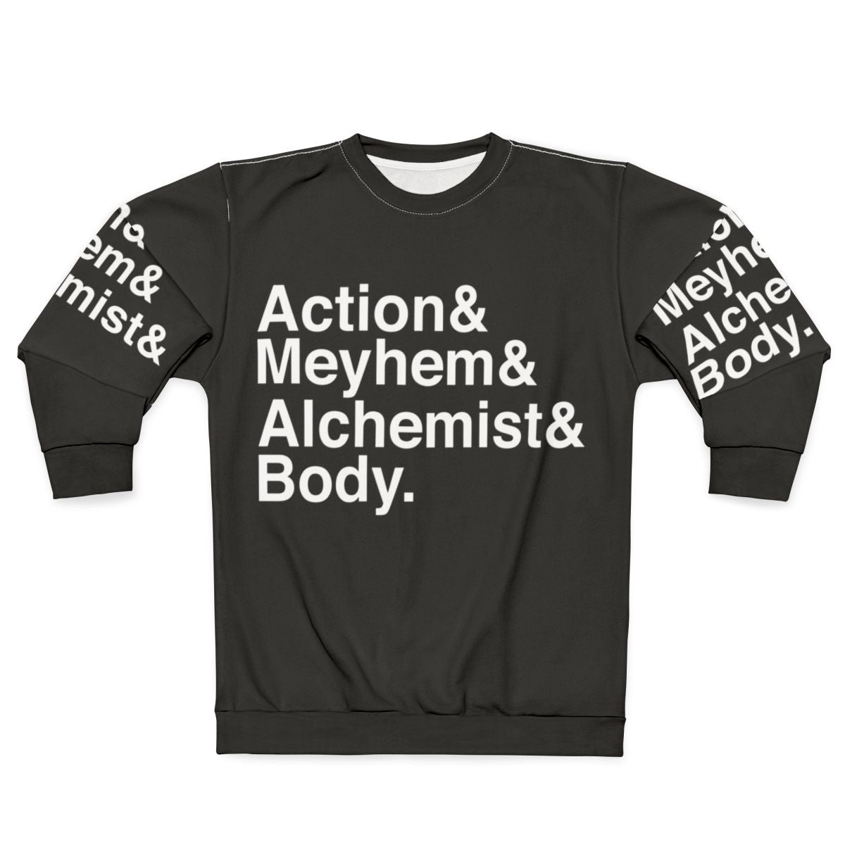 FTD Crew Sweatshirt with New York Rap and Hip Hop Graphics
