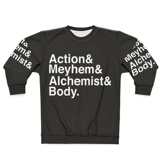 FTD Crew Sweatshirt with New York Rap and Hip Hop Graphics