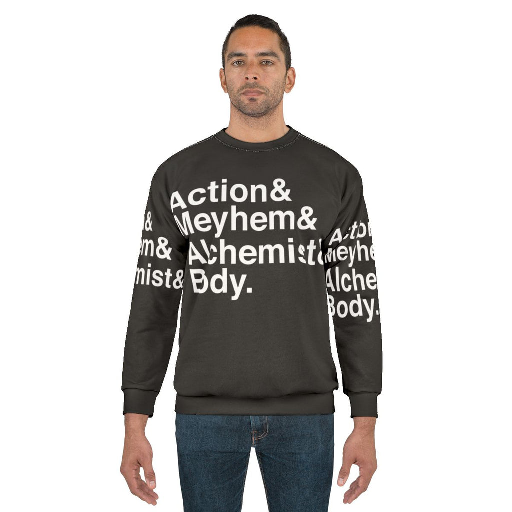 FTD Crew Sweatshirt with New York Rap and Hip Hop Graphics