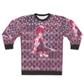Fukase Vocaloid purple sweatshirt with music note graphic