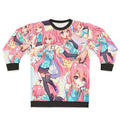 Kawaii anime-inspired neko girl sweatshirt