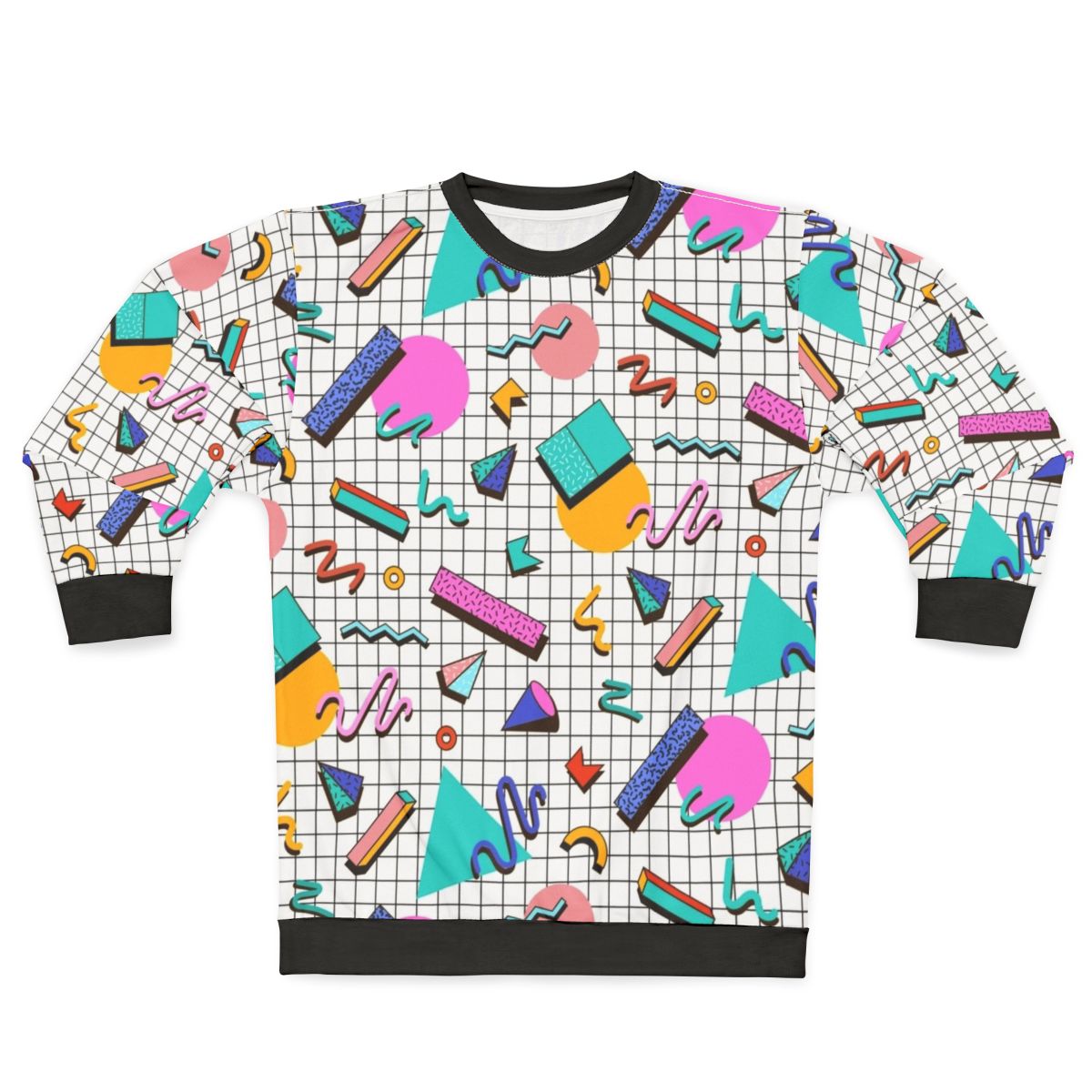 Funky 80s retro graphic sweatshirt