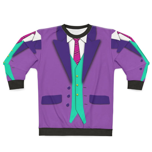 Groomsman Sweatshirt with Suit, Tie, and Vest