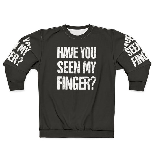 Funny missing finger amputee disability gift sweatshirt