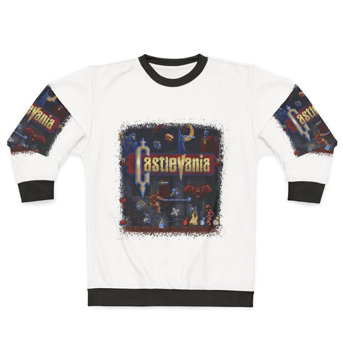 Anime Castlevania Sweatshirt with Cartoon Characters