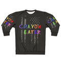 Patriotic military marine "crayon eater" graphic sweatshirt