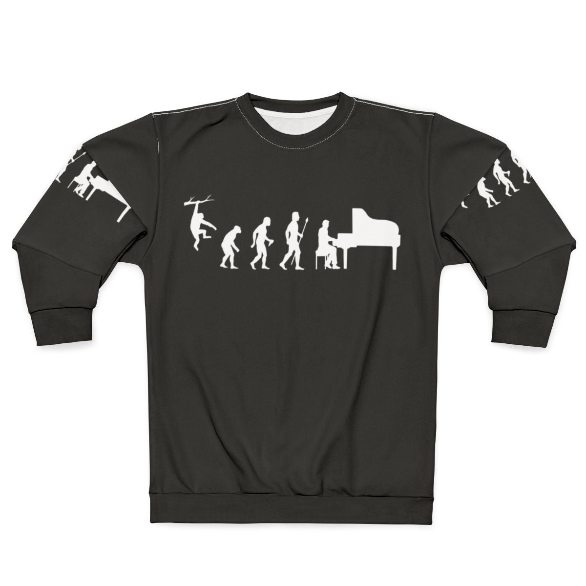 Funny Piano Evolution Sweatshirt