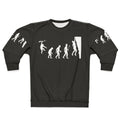 Funny rock climbing evolution sweatshirt