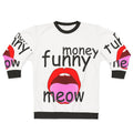 Funny graphic sweatshirt with pop culture references