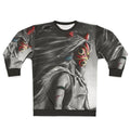 Enchanting princess sweatshirt with anime-inspired wolf design