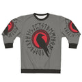 Viking raven futhark sweatshirt with celtic knot design