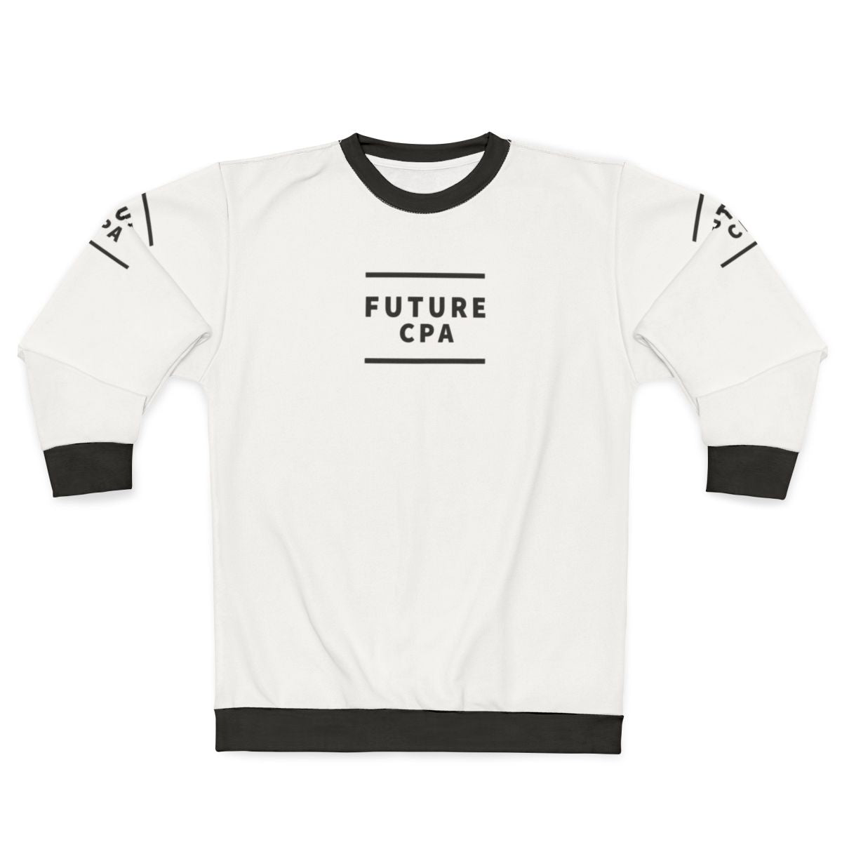 Stylish Future CPA Sweatshirt with Feminist Design