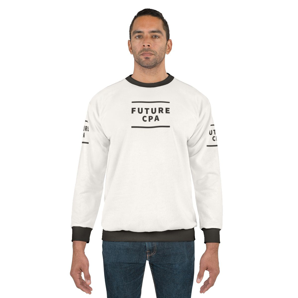Stylish Future CPA Sweatshirt with Feminist Design