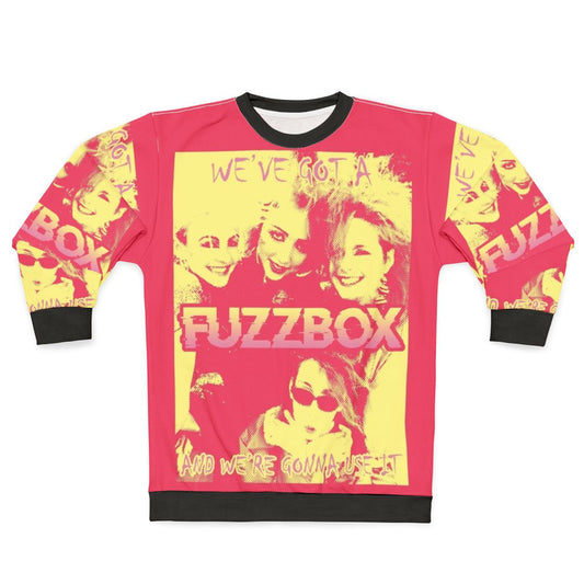 Fuzzbox indie punk music inspired sweatshirt
