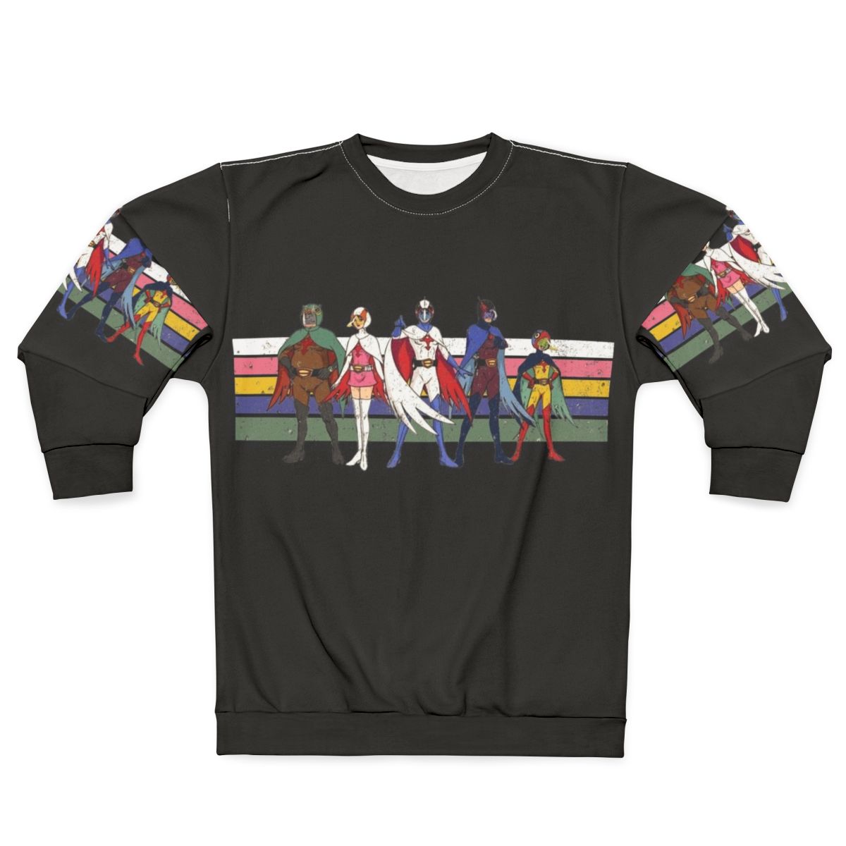 G-Force Battle of the Planets Retro Stripe Sweatshirt