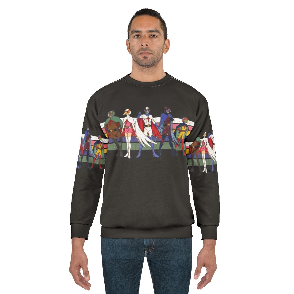 G-Force Battle of the Planets Retro Stripe Sweatshirt