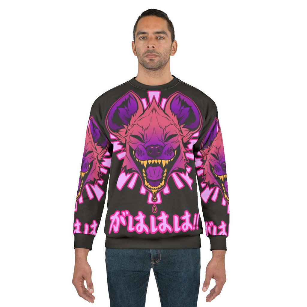 Kawaii Hyena Vaporwave Sweatshirt