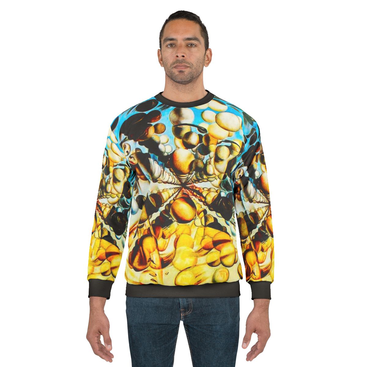 Salvador Dali Galatea of the Spheres Painting-Inspired Sweatshirt