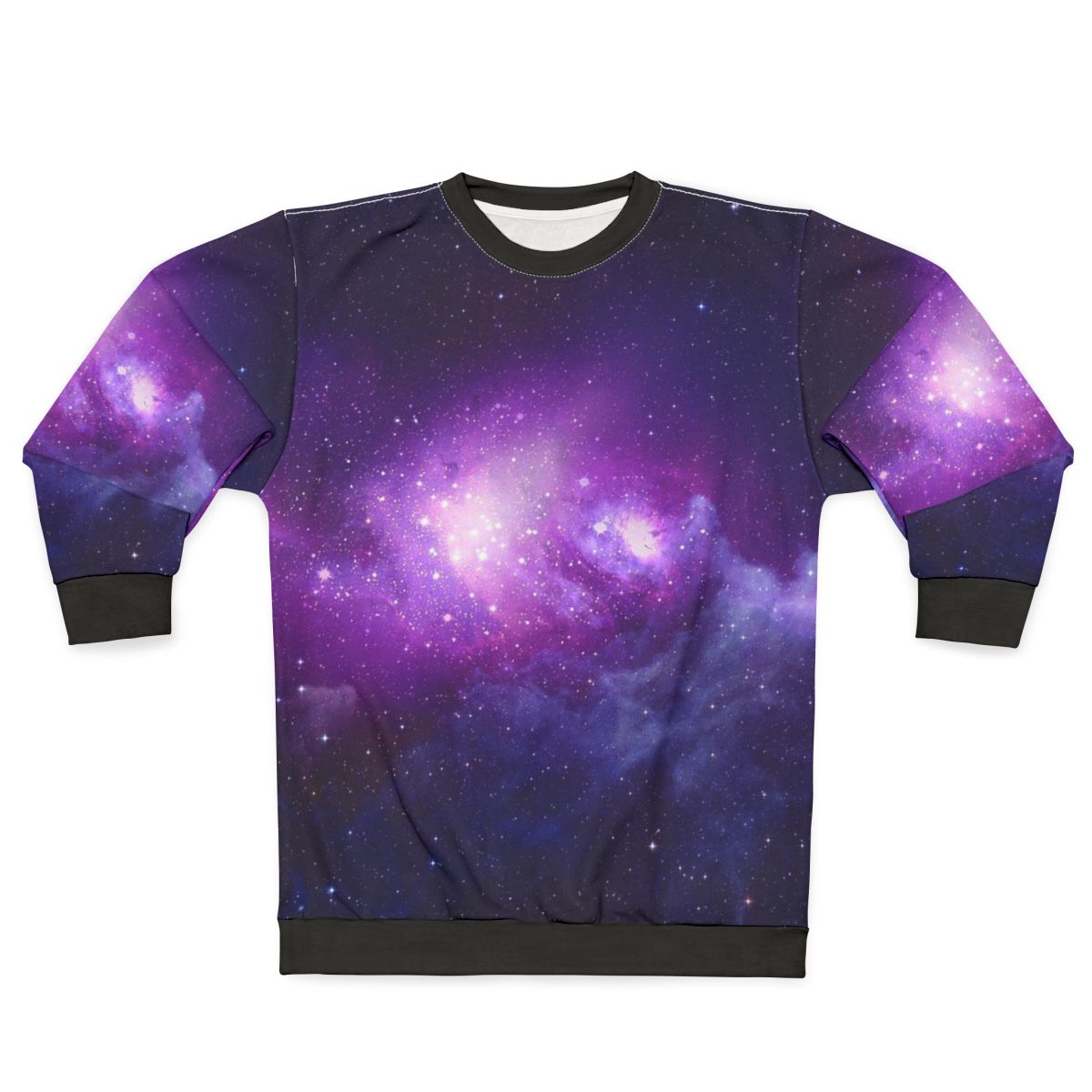 Galaxy Sweatshirt with Cosmic Fashion and Stellar Style