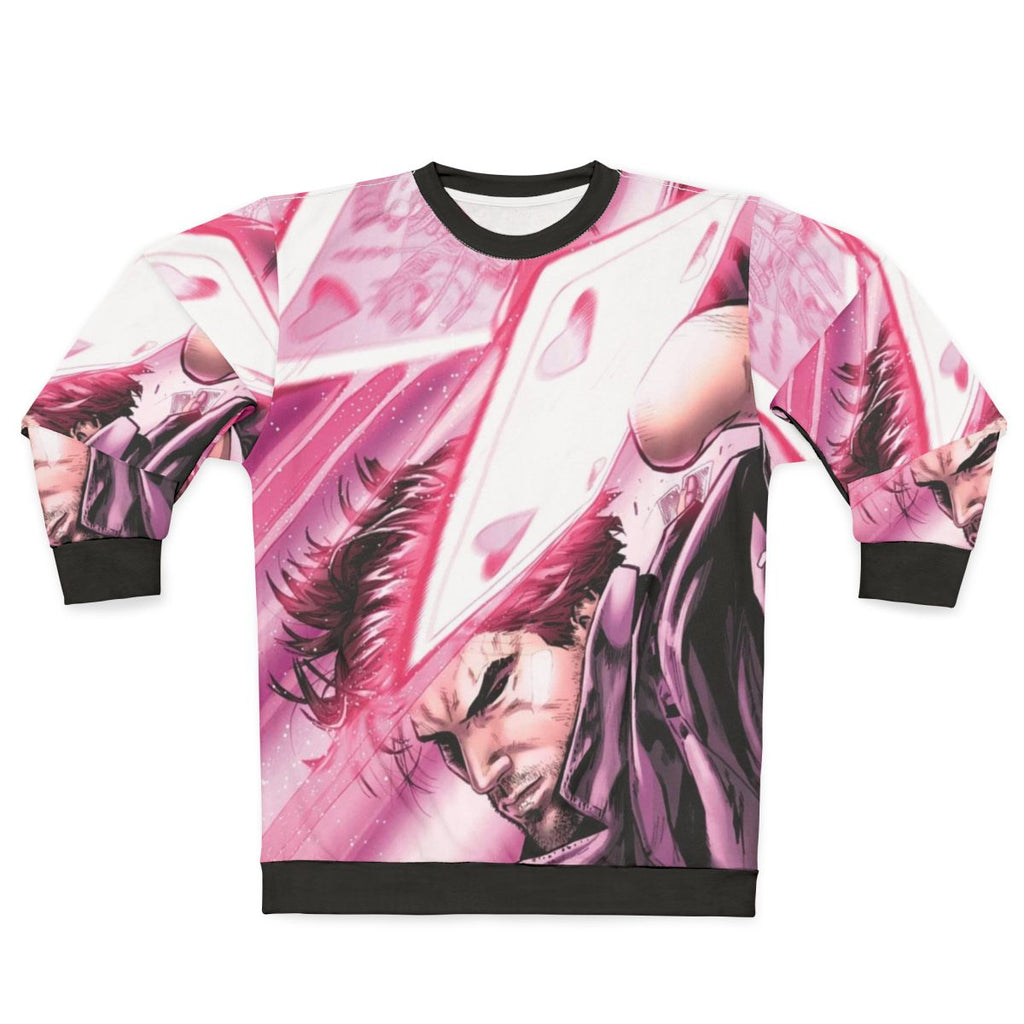 Gambit Sweatshirt featuring the X-Men character and Marvel superhero
