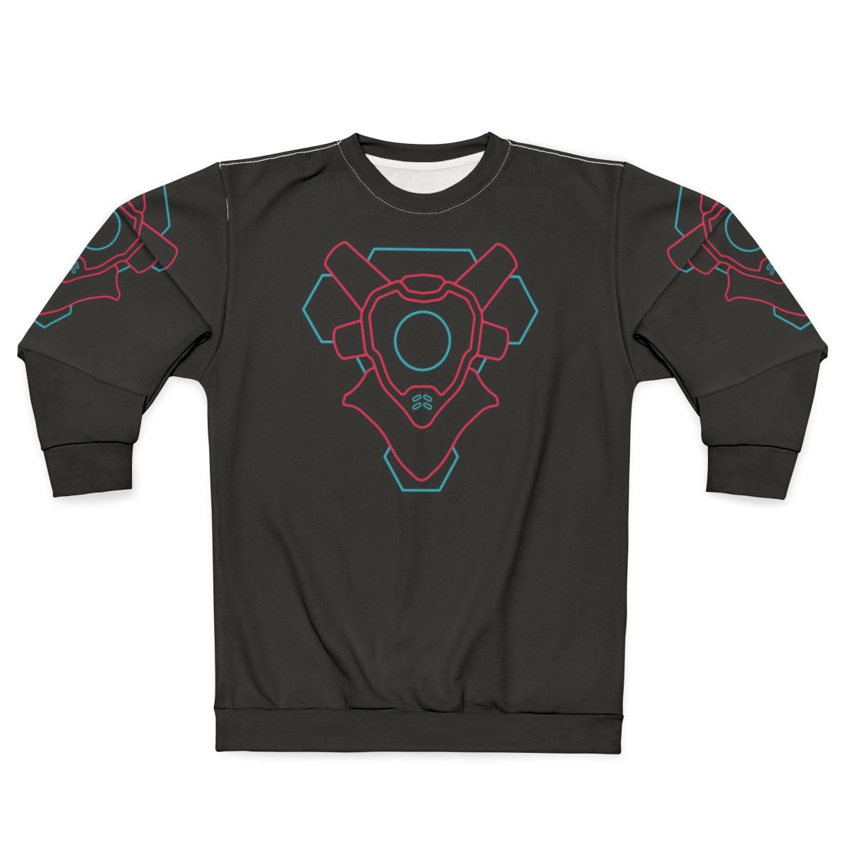 Cyberpunk-style gamer sweatshirt